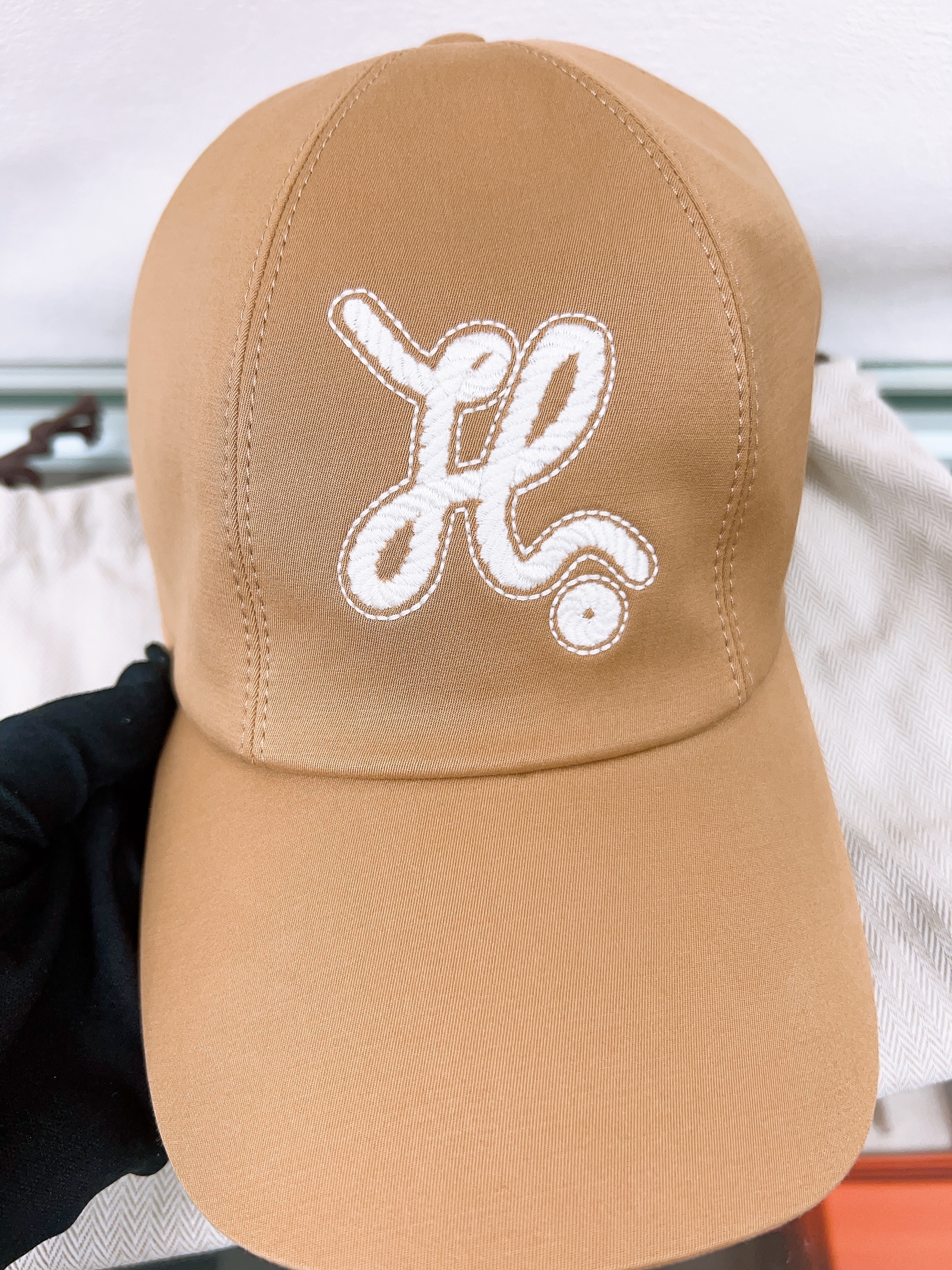 *Unused* Hermes serena nautic cap hat (biscuit)