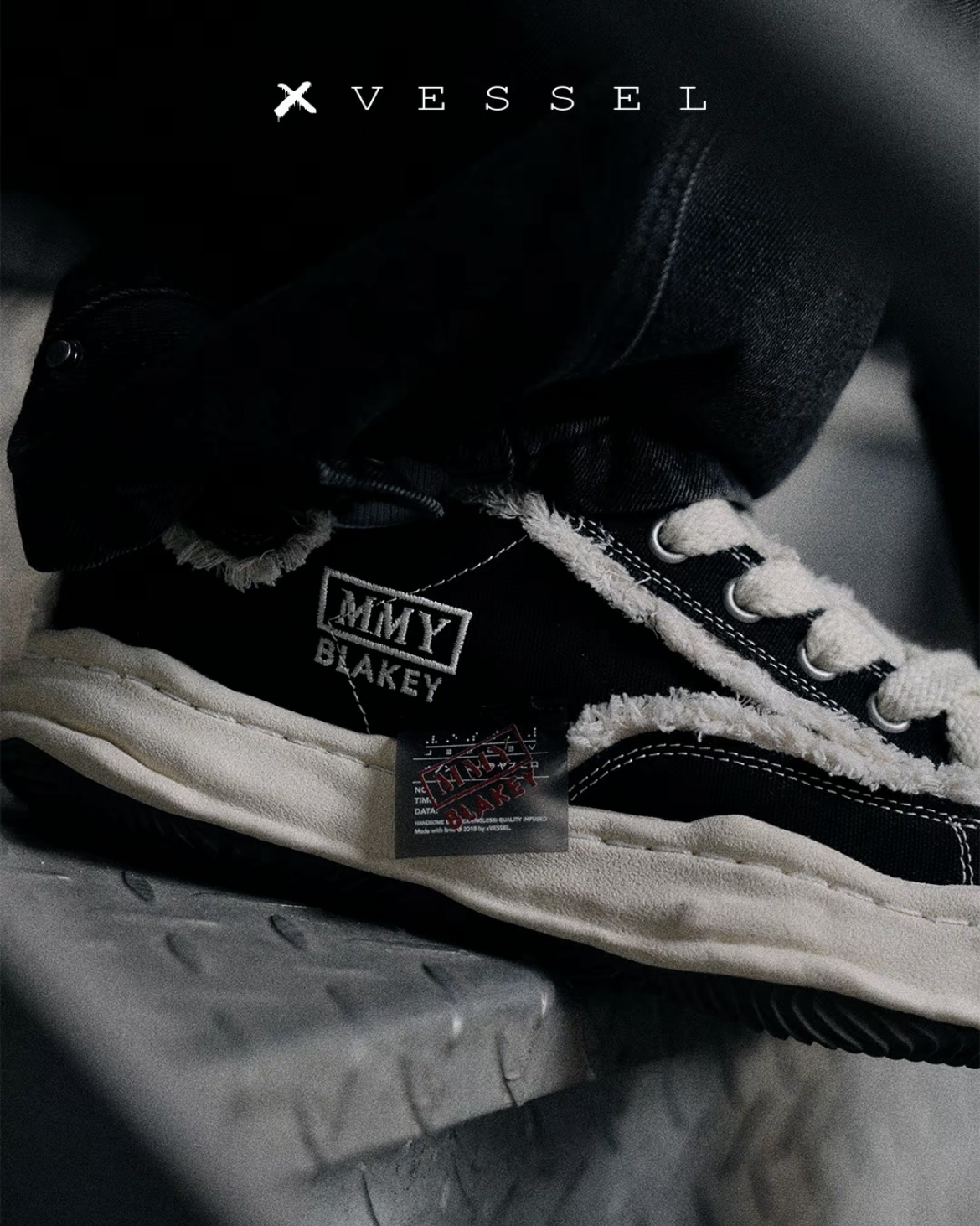 xVESSEL x MMY 三原康裕 BLAKEY 解構 溶解鞋 聯名 硫化鞋 吳建豪