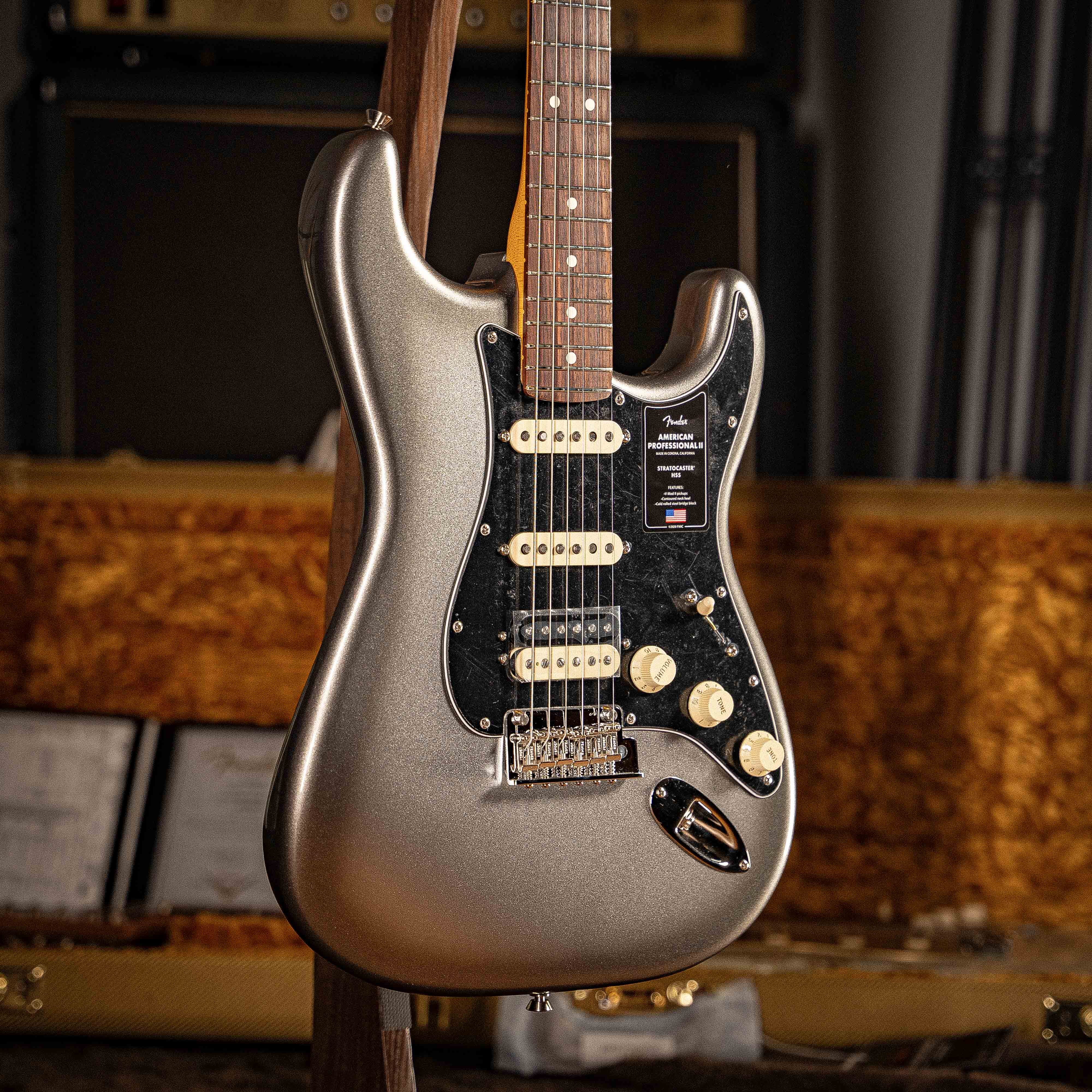 Fender USA Professional II Strat HSS Mercury 電吉他