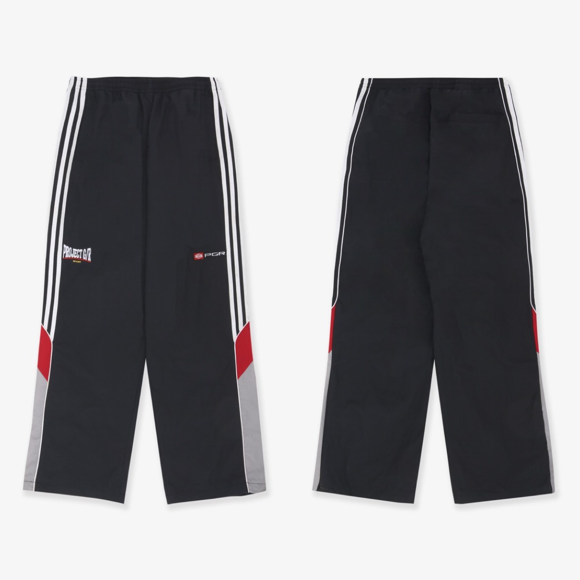 PROJECT G/R GR Retro Baggy Nylon Track Pants 復古三層拼接尼龍長