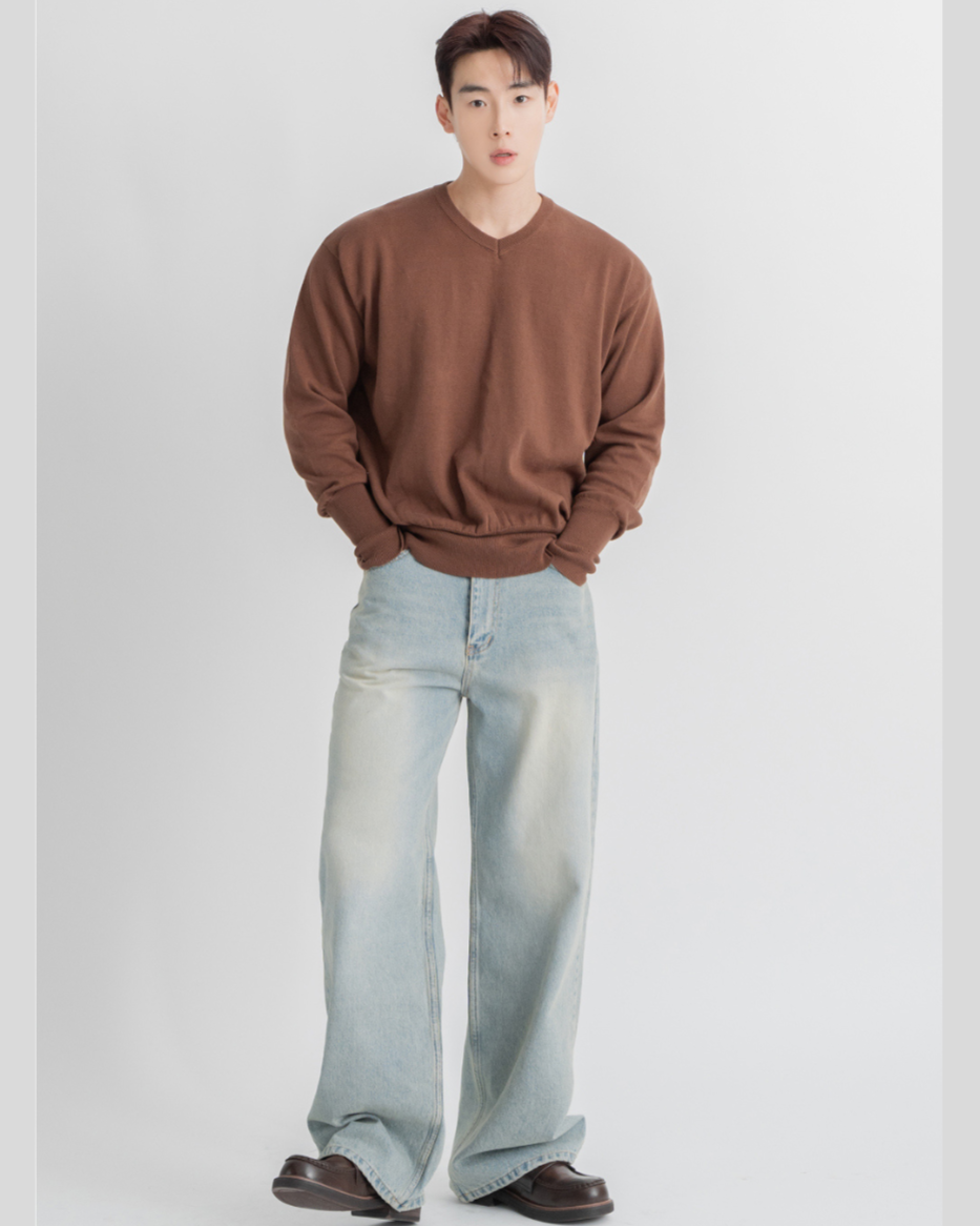 Noel 半寬牛仔褲