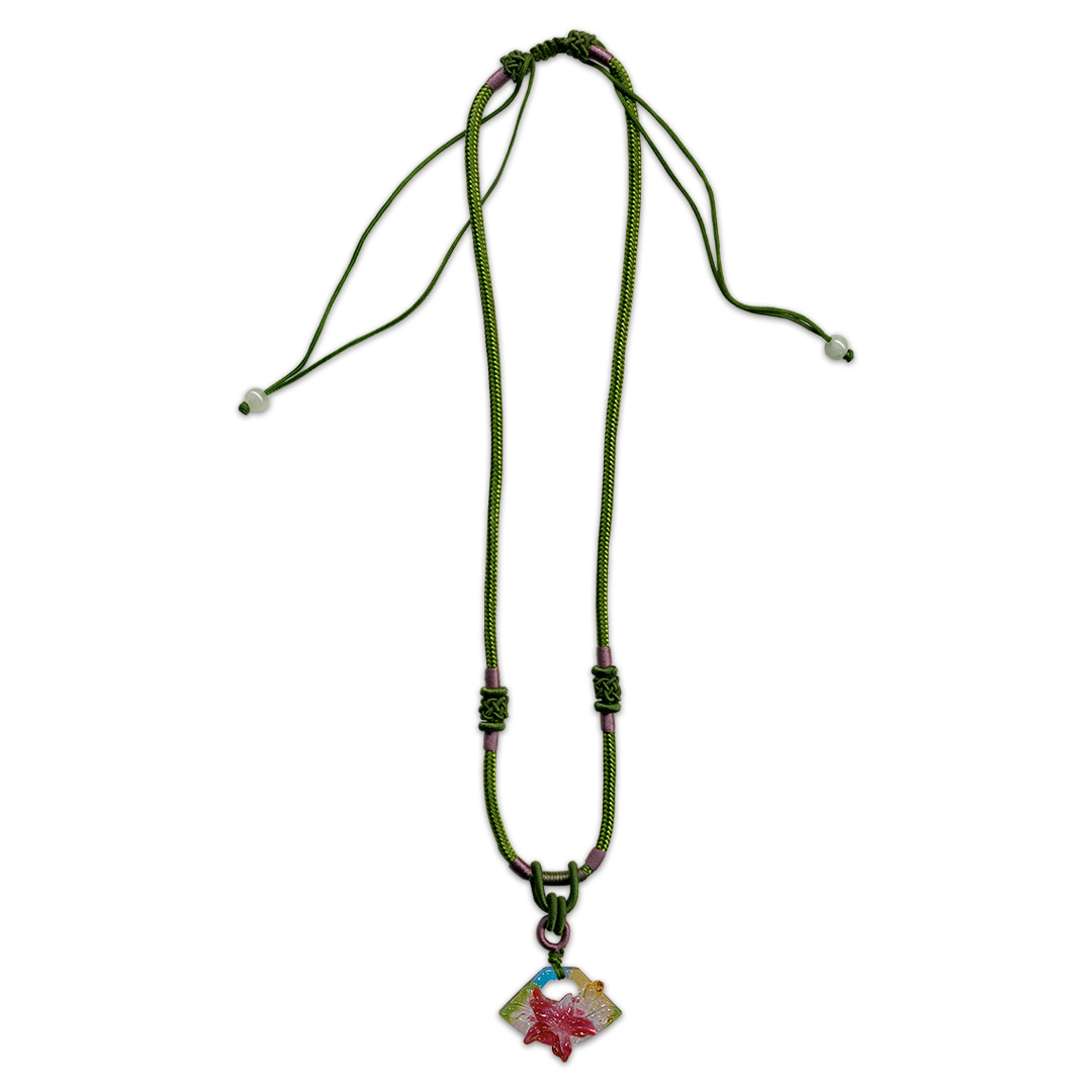 居家開運｜萱草  琉璃項鍊