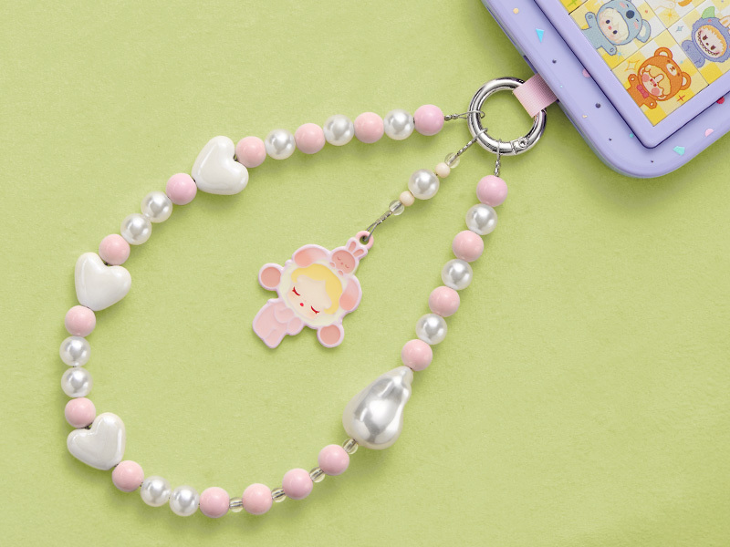 POPMART 睡衣派對電話繩盲盒 (H5 PO539)