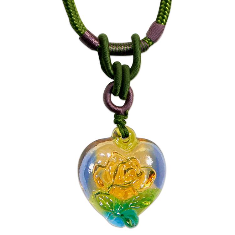 鹿港窯禮品館｜居家開運｜心中只有妳  琉璃項鍊