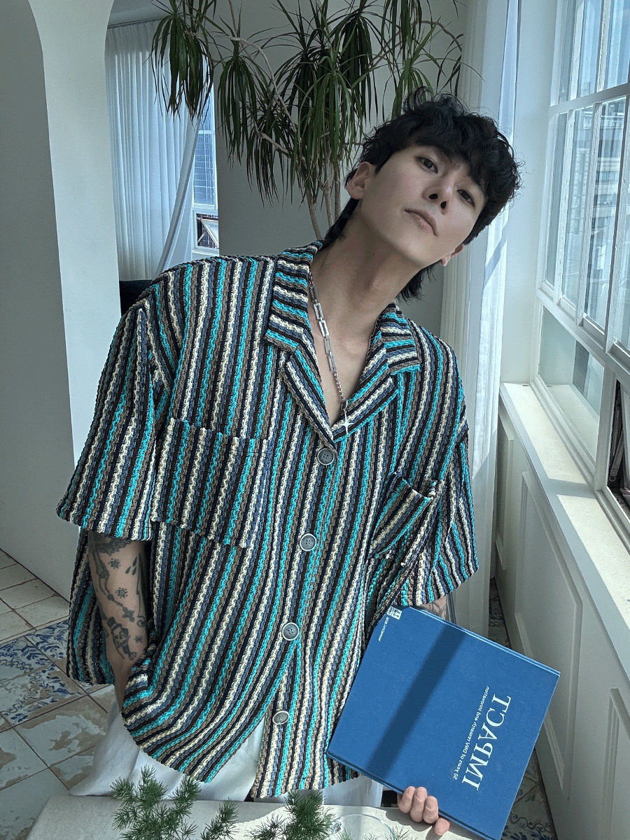 哈瓦那短袖針織開衫