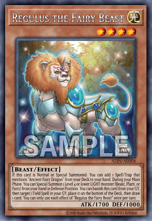 ALIN-AE006 (R)Regulus the Fairy Beast(妖精獸雷古勒斯)