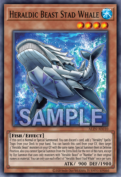 ALIN-AE010 Heraldic Beast Stad Whale(紋章獸 市鯨)