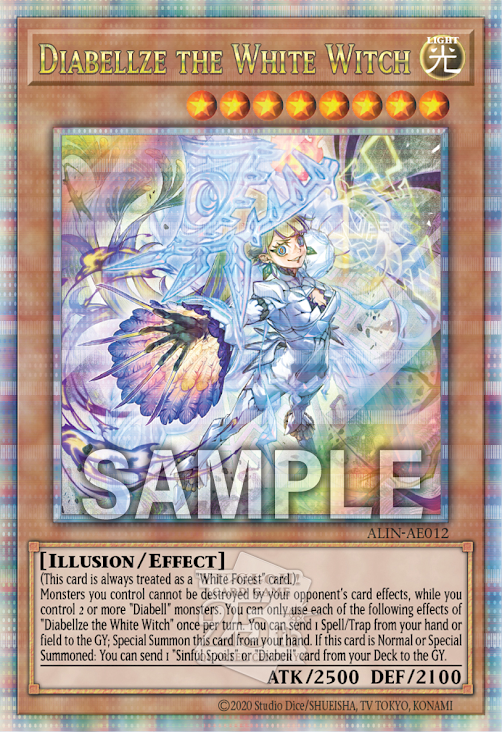 ALIN-AE012 (UR/QCSE)Diabellze the White Witch (白魔女迪亞貝爾澤)