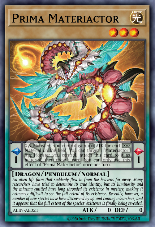 ALIN-AE021 Prima Materiactor(首質龍 原質獸)