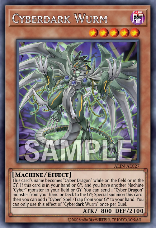 ALIN-AE027 (R)Cyberdark Wurm(電子黑暗亞龍)