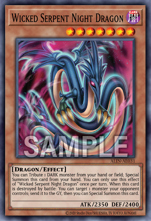 ALIN-AE031 Wicked Serpent Night Dragon(邪惡龍 邪惡騎士龍)