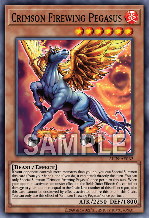 ALIN-AE032 Crimson Firewing Pegasus(紅天馬 火翼飛馬)