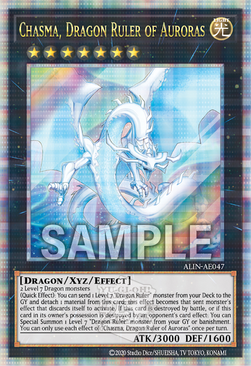 ALIN-AE047 (UR/QCSE)Chasma, Dragon Ruler of Auroras(極征龍 極光)