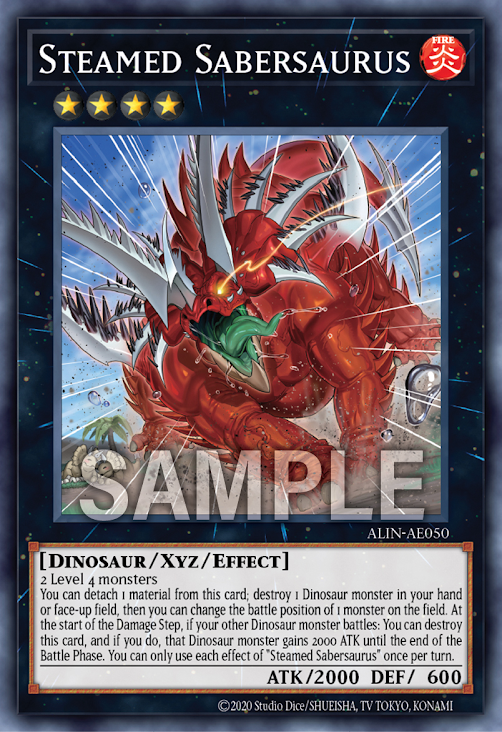 ALIN-AE050 Steamed Sabersaurus(怒髮天衝 尖刀犄角龍)