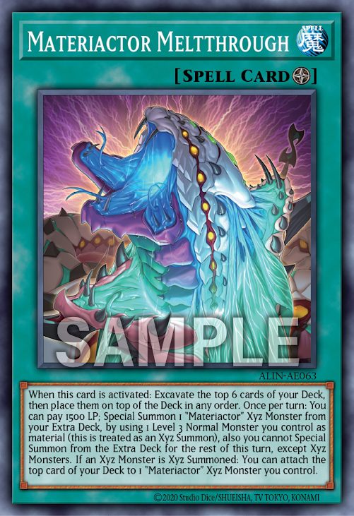 ALIN-AE063 Materiactor Meltthrough(原質的爐心貫通)