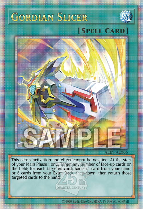 ALIN-AE066 (UR/QCSE)Gordian Slicer(械刀婪魔皇斷)