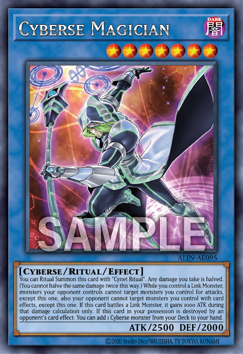 ALIN-AE095 (R)Cyberse Magician(電子魔術師)