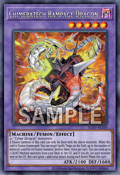 ALIN-AE100 (R)Chimeratech Rampage Dragon(奇美拉狂暴龍)