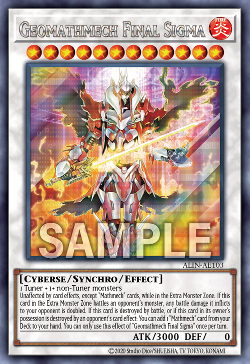 ALIN-AE103 (UR)Geomathmech Final Sigma(炎斬機 末西格瑪)
