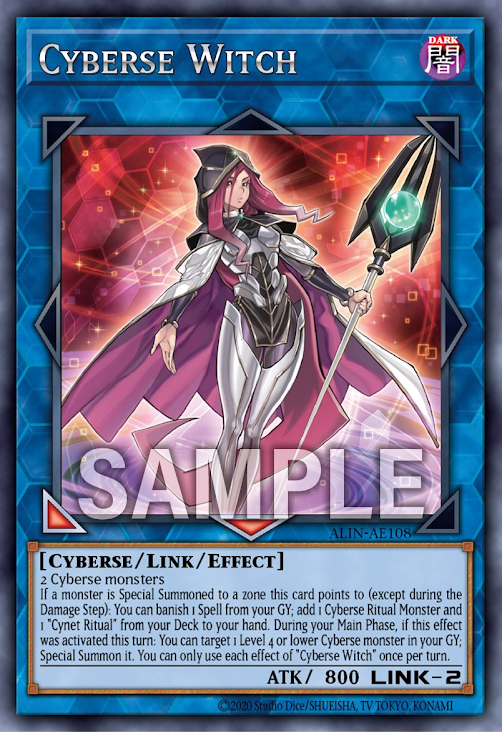 ALIN-AE108 (R)Cyberse Witch(電子女巫)