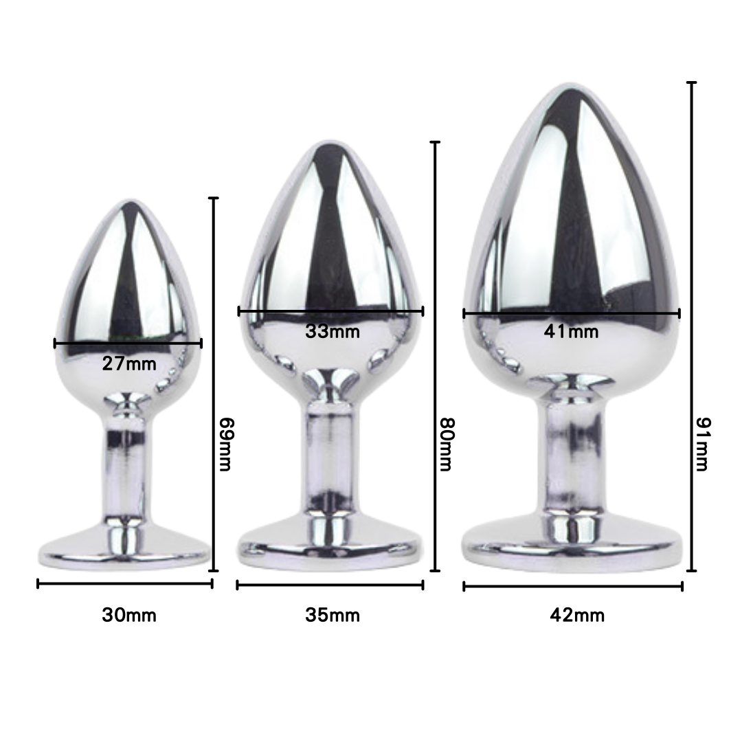 Tail Metal Butt Plug (S/M/L)