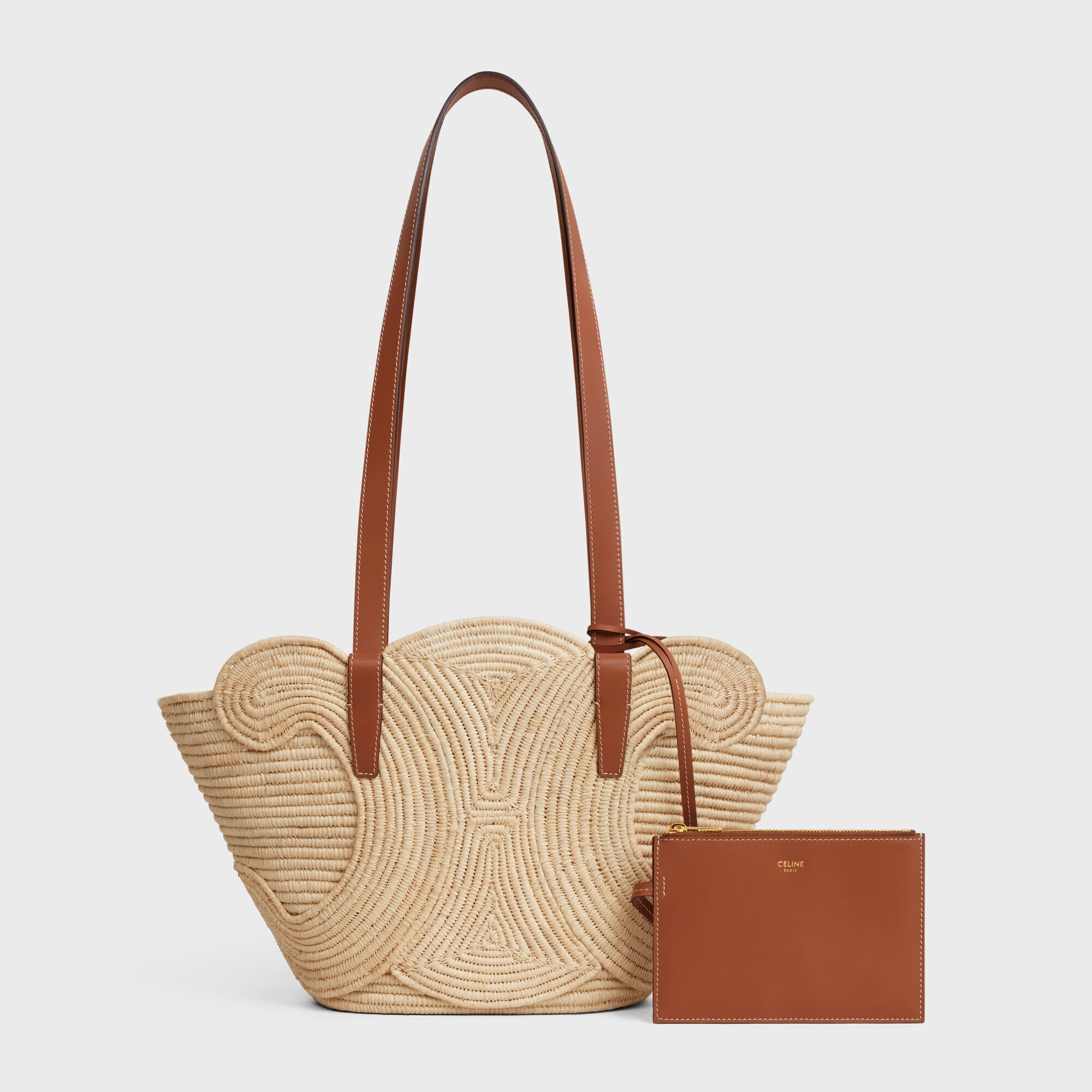 Triomphe小型Celine Classic Panier手袋