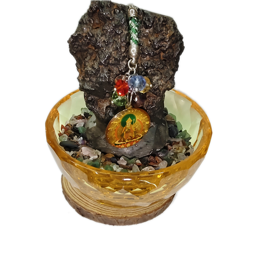 蓮花生大士&生命之鐵{流鐵}七彩鎳萊{座}【十方】137814