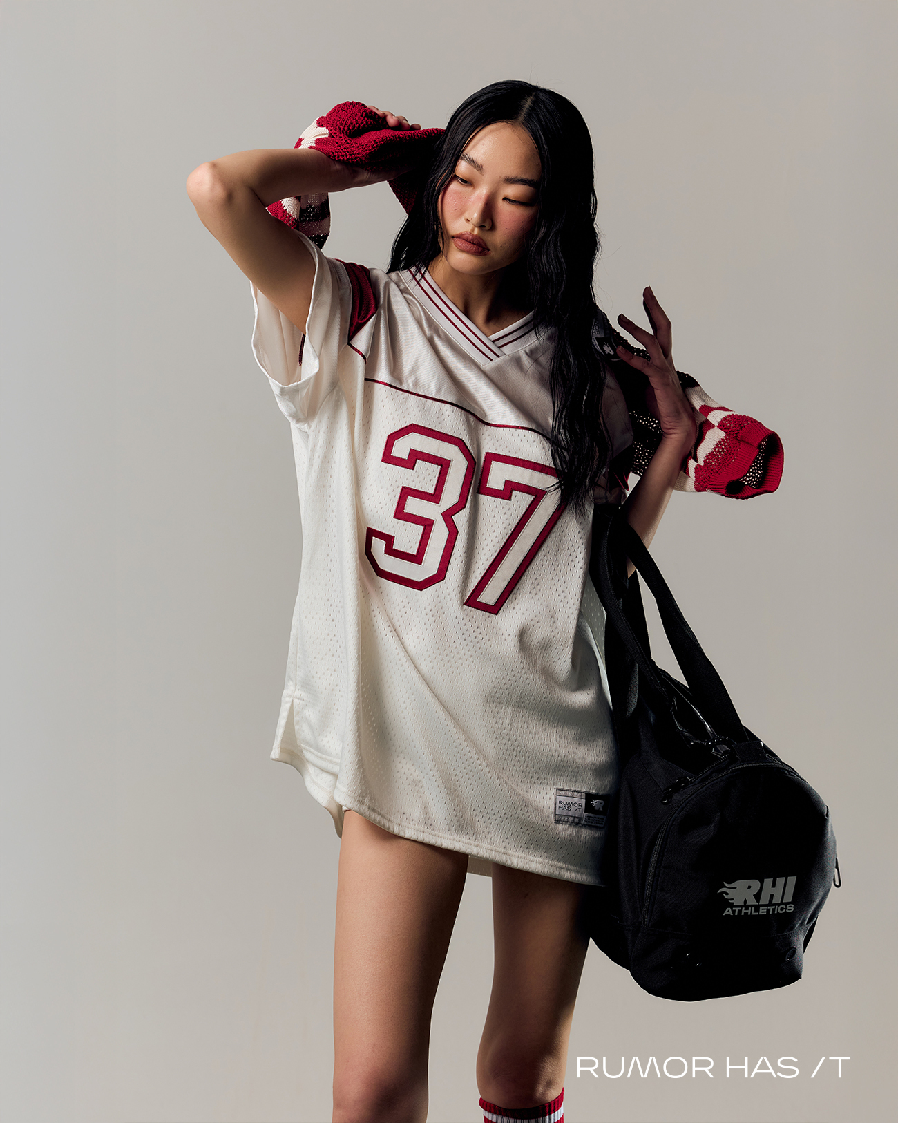 Retro Athletic Game Jersey - White