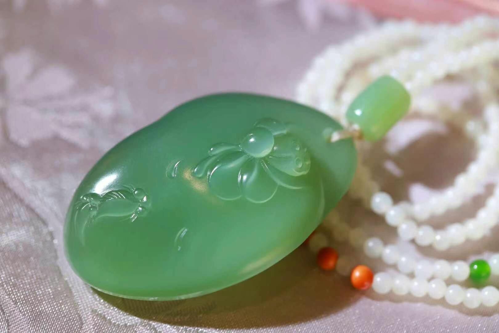 42473 和田玉碧波遊夢