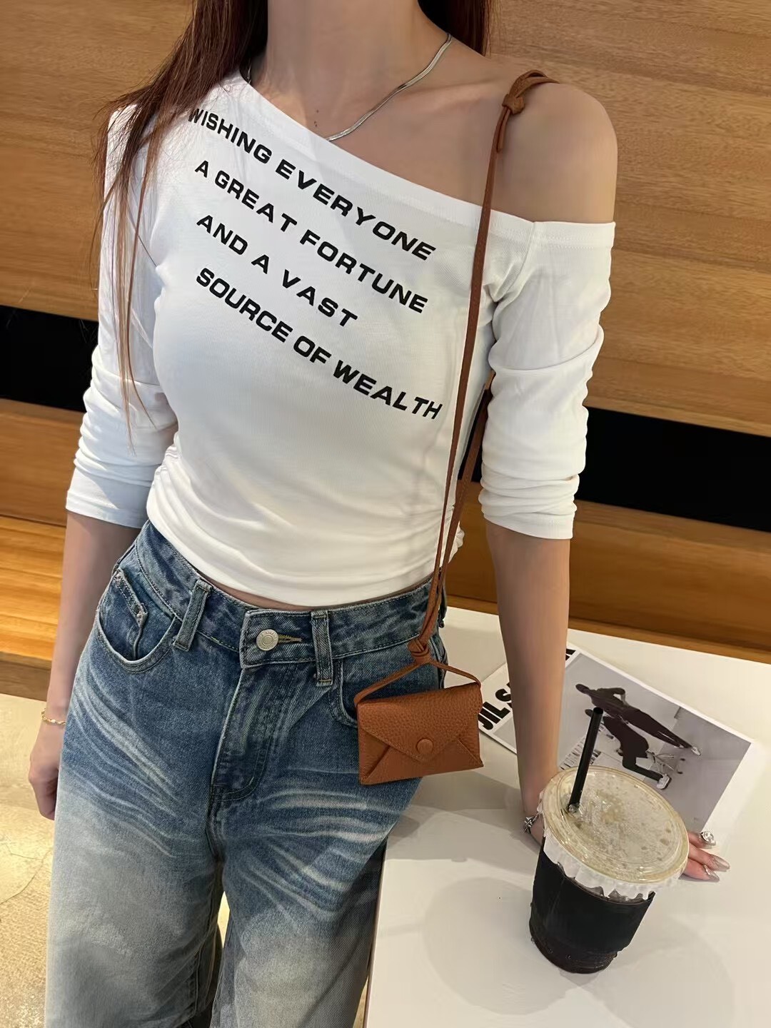 6666-頭層 TC 牛皮迷你掛飾小包