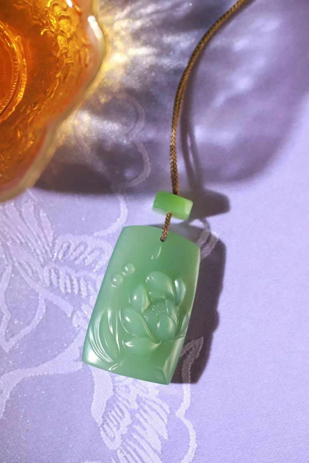 和田玉青荷鯉夢,天然和田玉軟玉