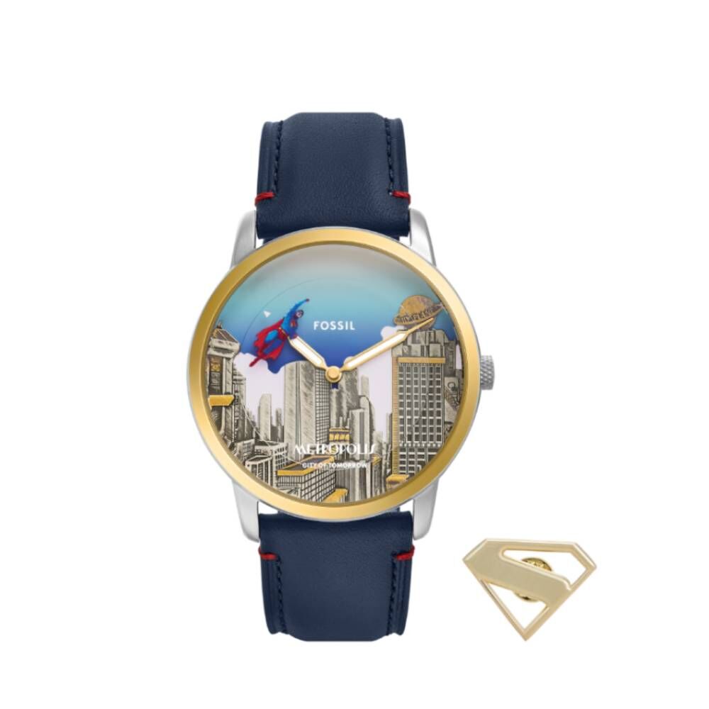 Superman x Fossil 超人再起 限量聯名手錶 LE1208SET