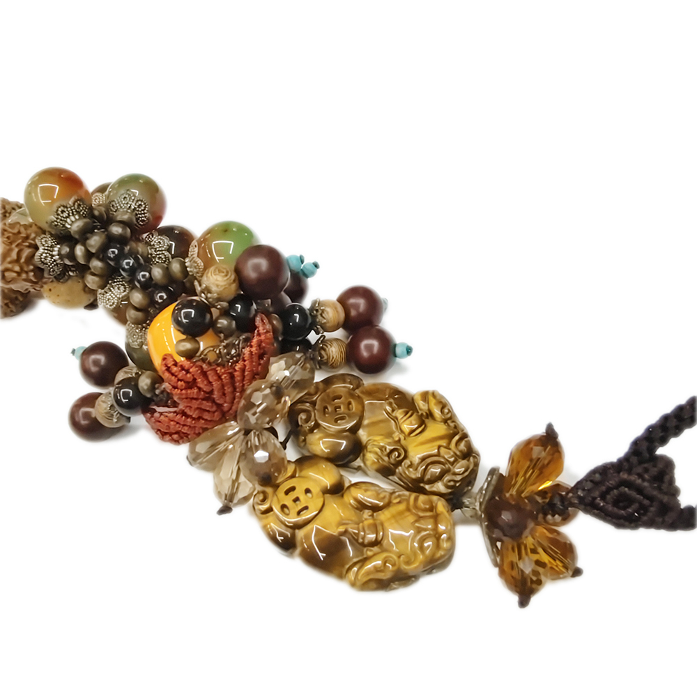 招財貔貅{虎眼石}開運吉祥掛飾【十方】132127