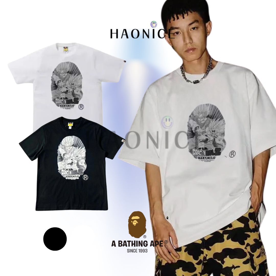 【HAO NICE 】香港經銷商🇭🇰100%日本🇯🇵正品 日本潮流BAPE X Dragon Ball Ｚ Big Ape Head 聯名七龍珠猿人頭 短T XX266