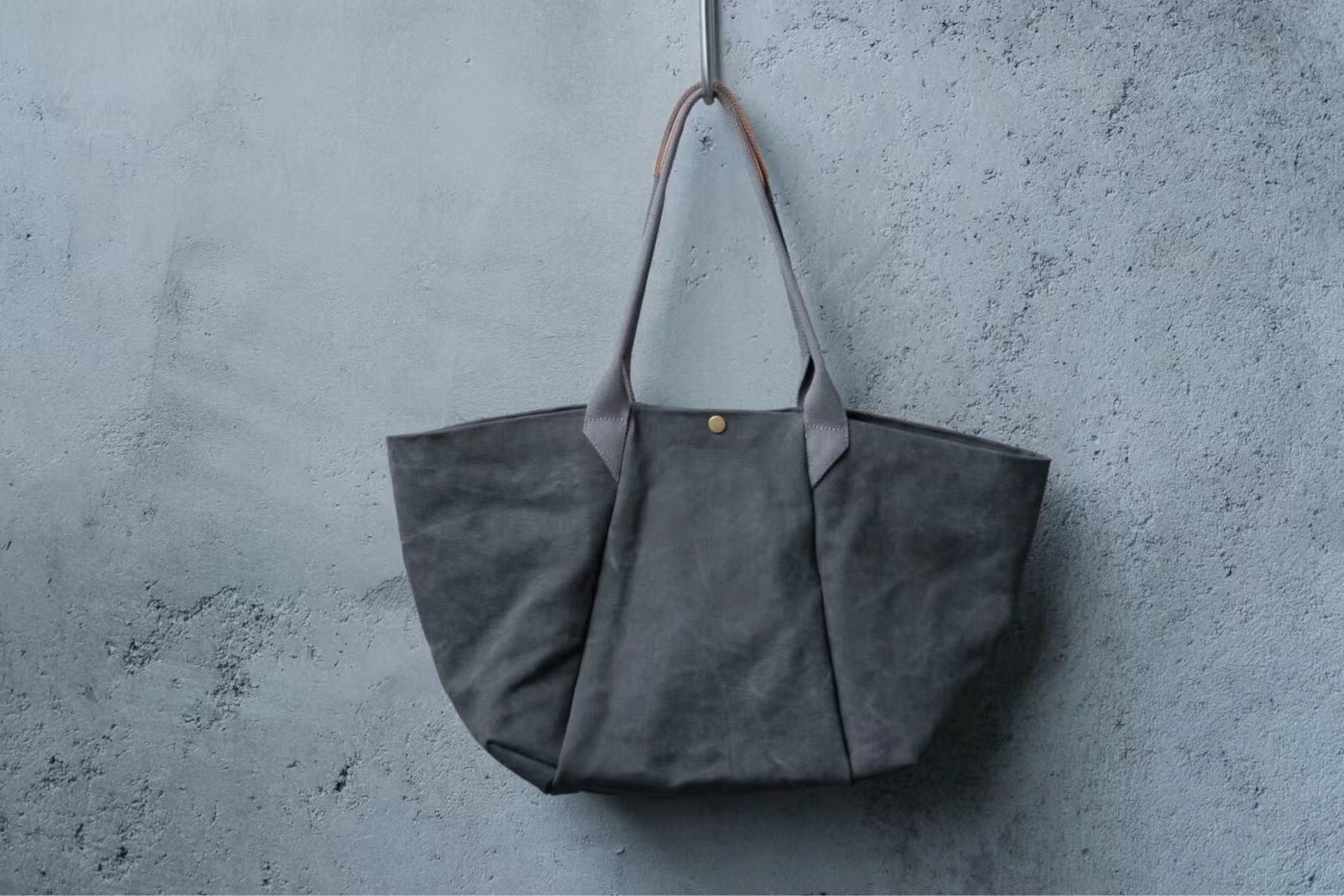 JL8530文青日系真皮密織純棉帆布