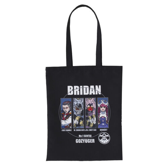 240024 Pbandai 預訂 2025/12月 ナンバーワン戦隊ゴジュウジャー×K-SuKe　ブライダン　トートバッグ