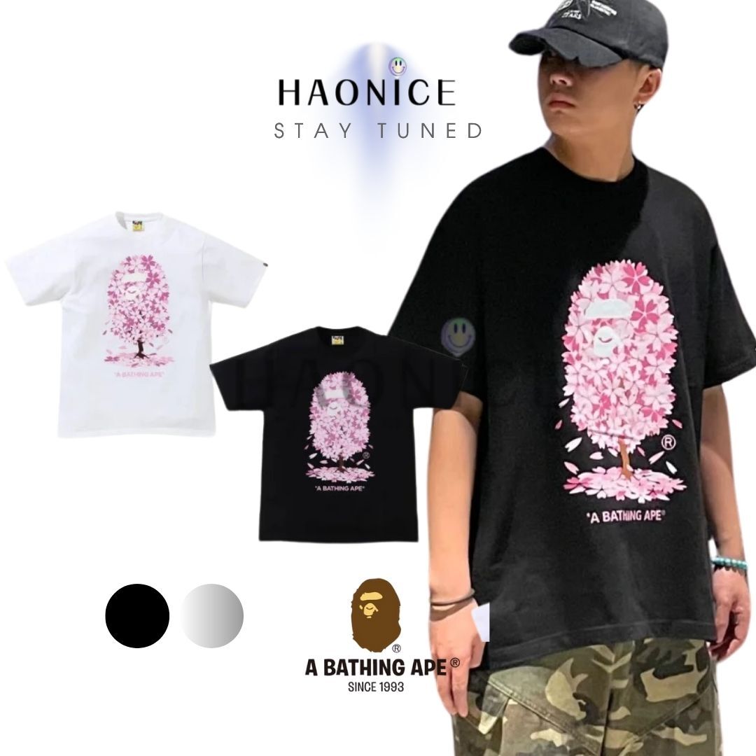 【HAO NICE 】香港經銷商🇭🇰100%日本🇯🇵正品 日本潮流  BAPE 富士山限定 櫻花字母猿人頭 日系風格🈵🈵 XX289