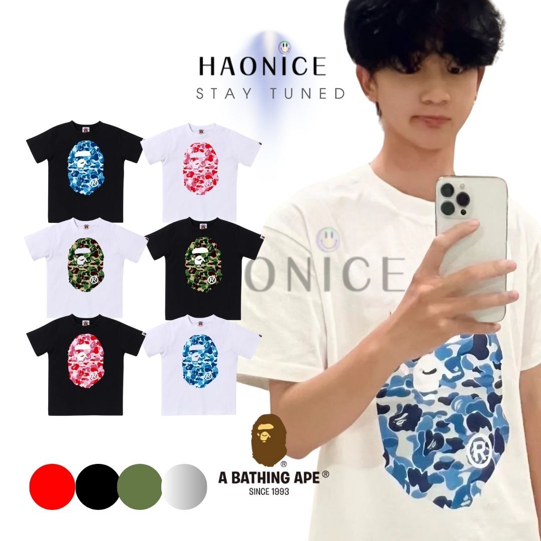 【HAO NICE 】香港經銷商🇭🇰100%日本🇯🇵正品 日本潮流 Bape ABC 經典迷彩雙面經典猿人頭 猿人重現 街頭穿搭必備爆款🔥 XX363