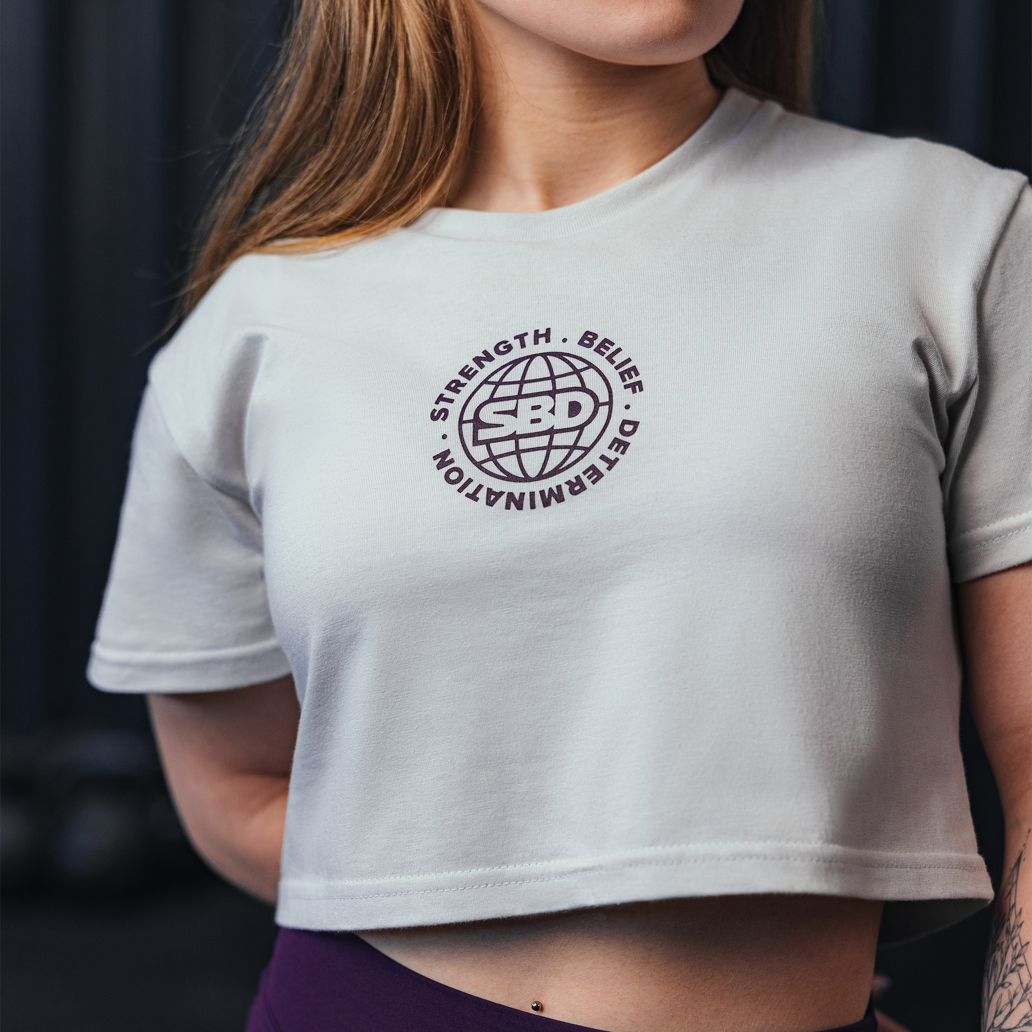 野望系 - 短版 T-Shirt (潛盾灰)