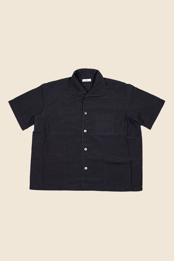 FUJITO - 短袖襯衫 - 深海軍藍