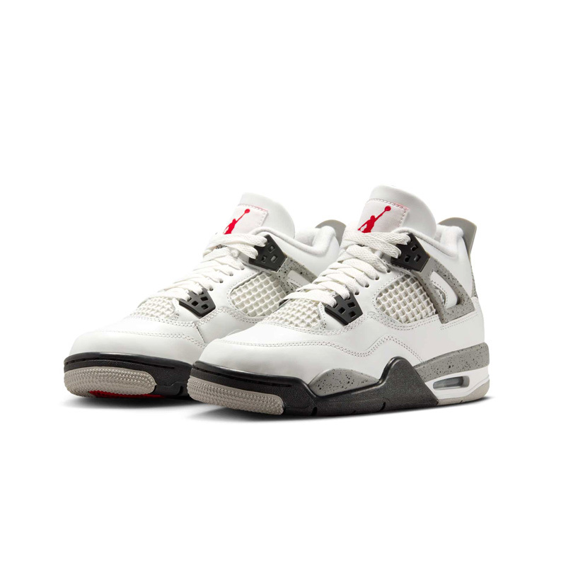 Air Jordan 4 OG GS "White Cement" 白水泥 2025經典回歸 女鞋 大童 IB4171-100 [台灣現貨]