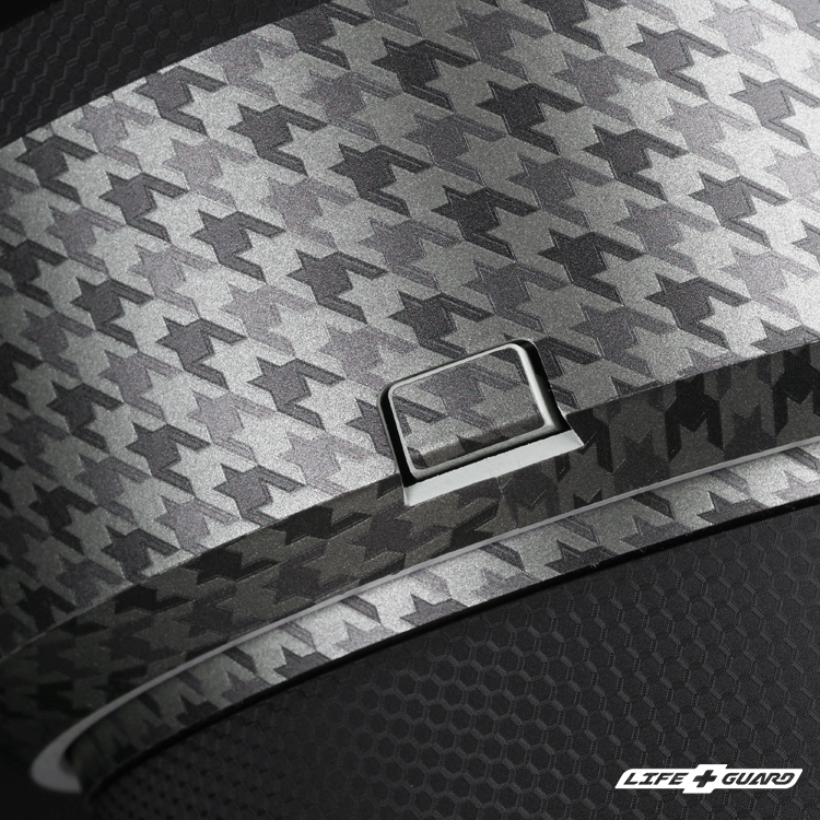 SONY FE 50-150mm F2 GM 貼膜質感特寫，LIFE+GUARD 設計風格