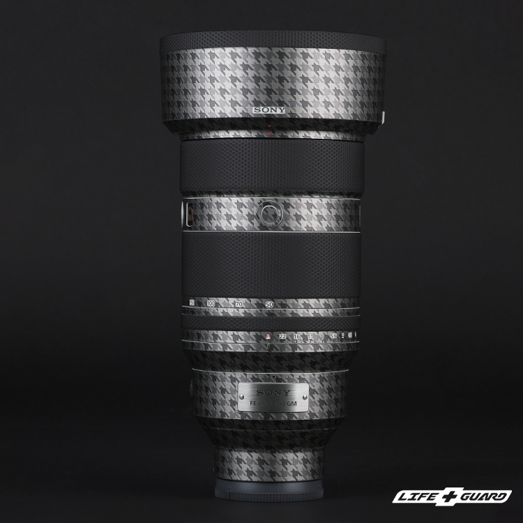 LIFE+GUARD 鏡頭貼膜安裝示意，適用 SONY FE 50-150mm F2 GM