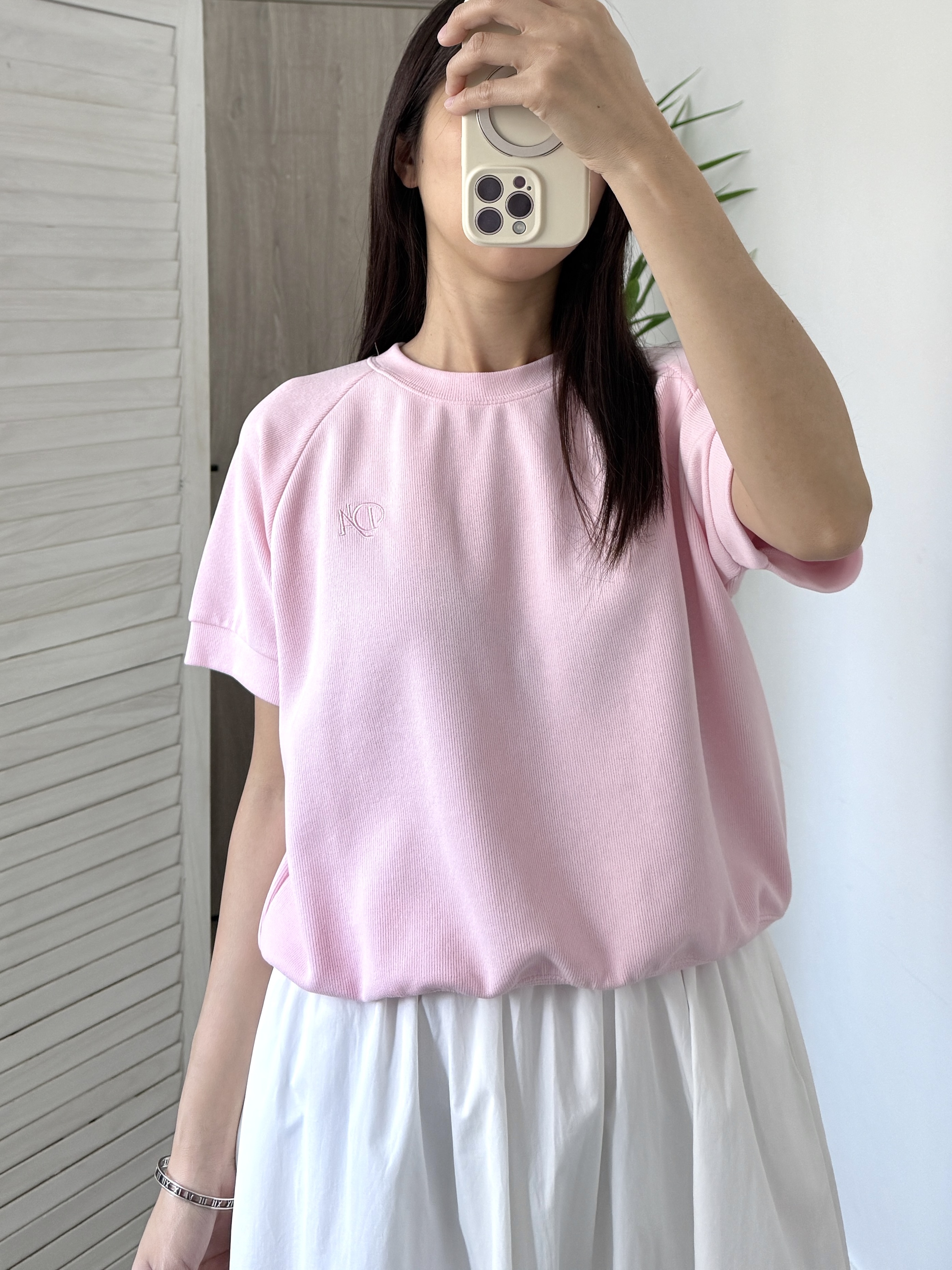 刺繡Logo寬鬆羅紋MTM