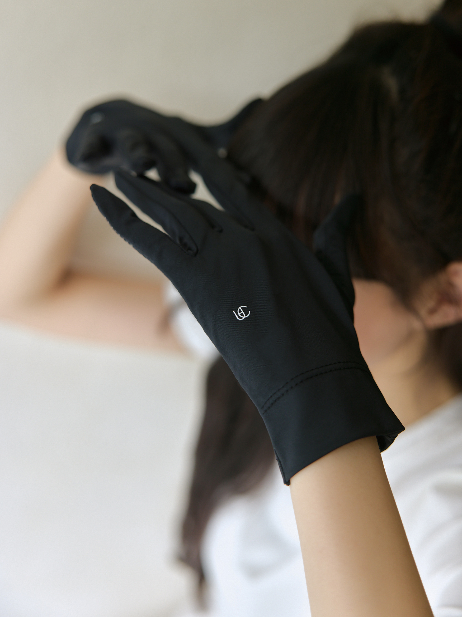 自訂 抗UV防滑涼感手套-指尖開口設計