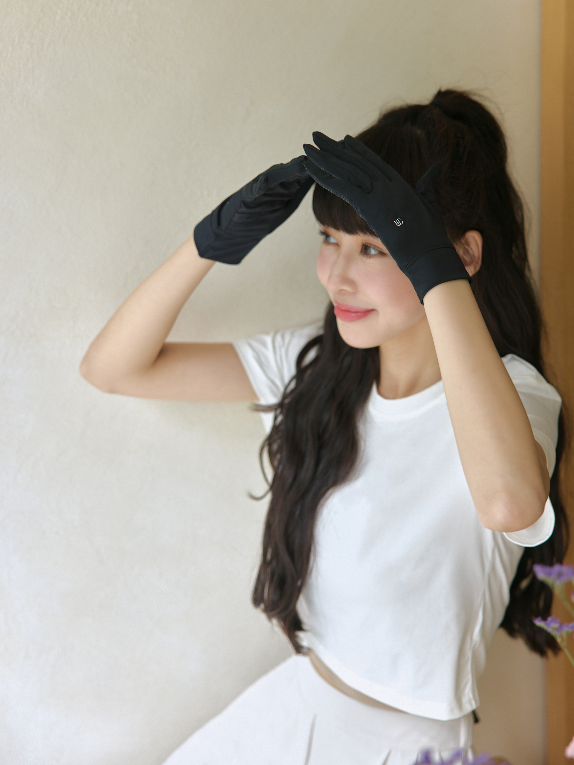 自訂 抗UV防滑涼感手套-指尖開口設計