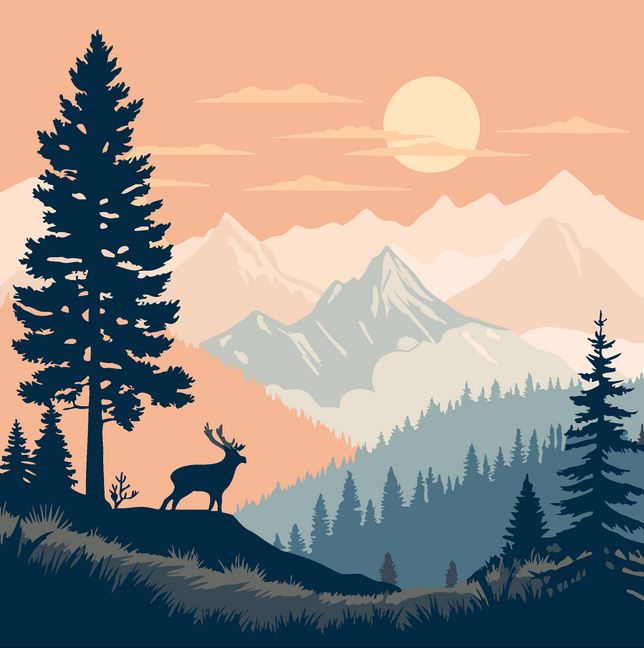 【DR167】月夜森林   （袋裝）