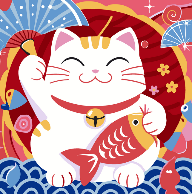 【DR169】歡樂招財貓     （袋裝）