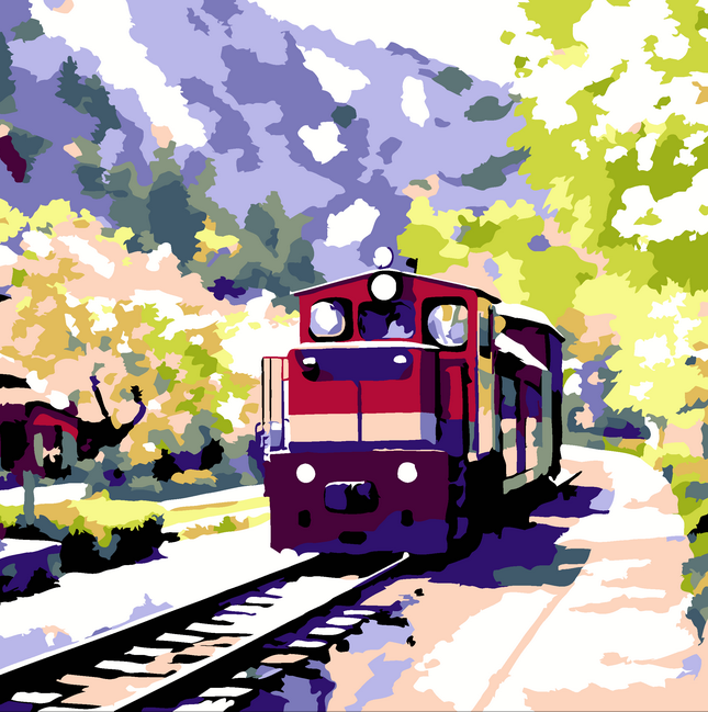 【DR170】阿里山的小火車     （袋裝）