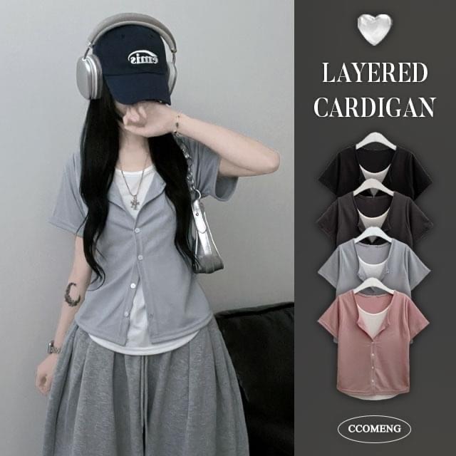 【優惠預訂】KR LAYERED CARDIGAN（4色）